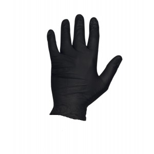 GUANTE NITRILO DESECHABLE (100 Uds.) NEGRO